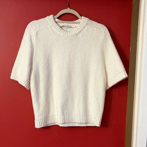 Abercrombie & Fitch Cream Knit Sweater